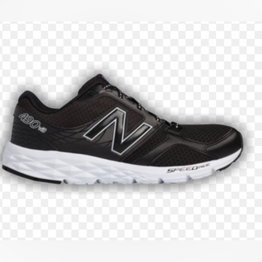 New Balance 490v5 Black and White Running Shoes
